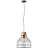 Brilliant Avia Luce Pendente Metallo Legna Nero | 350mm - Adatto per 1x E27