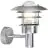 Nordlux Lønstrup 22 Luce Da Parete Acciaio e Vetro Grigio | 220mm - IP44 - Adatto per E27